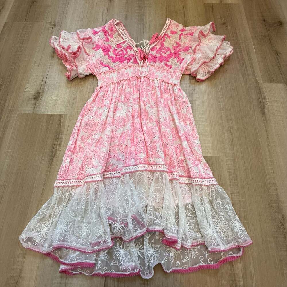 ibBan Shela Short Dress Pink Free Size
